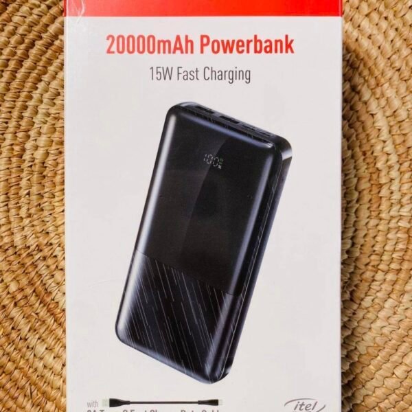 🔥POWER BANK itel 2000mAh 15W Fast Charging 🔥